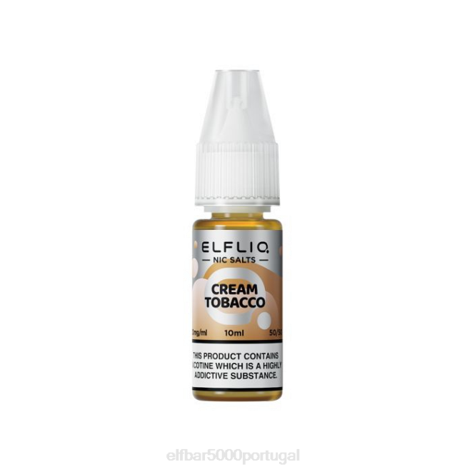 elfbar elfliq creme tabaco nic sais -10ml-10 mg/ml | ELF BAR 1500 Portugal J8BD211