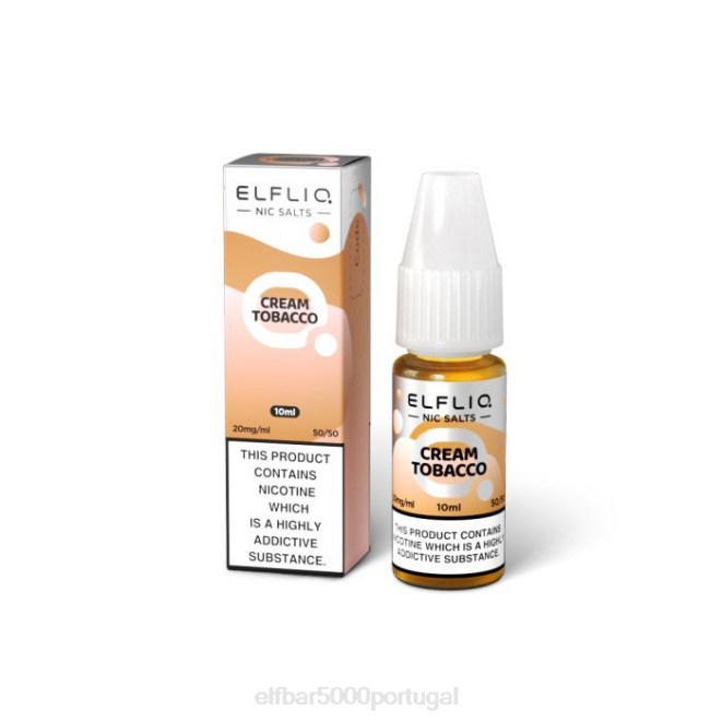 elfbar elfliq creme tabaco nic sais -10ml-20 mg/ml | ELF BAR Comprar J8BD212