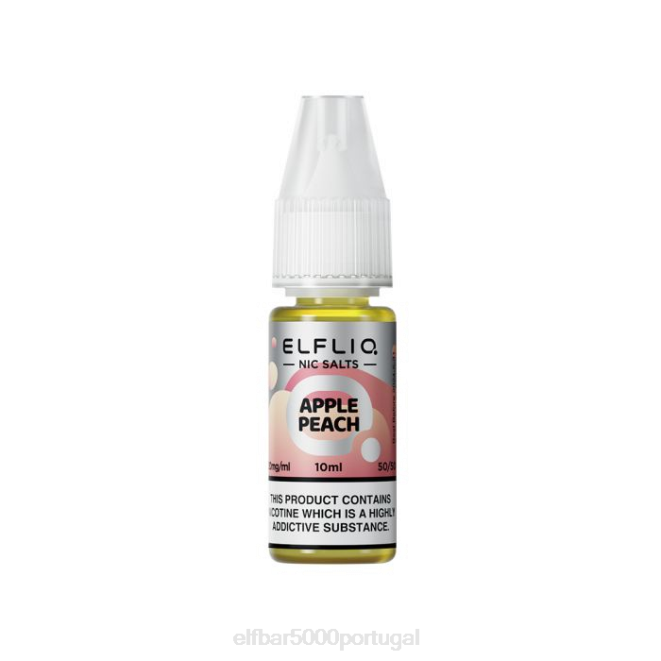 elfbar elfliq maçã pêssego nic sais - 10ml-10 mg/ml | ELFBAR Portugal J8BD219