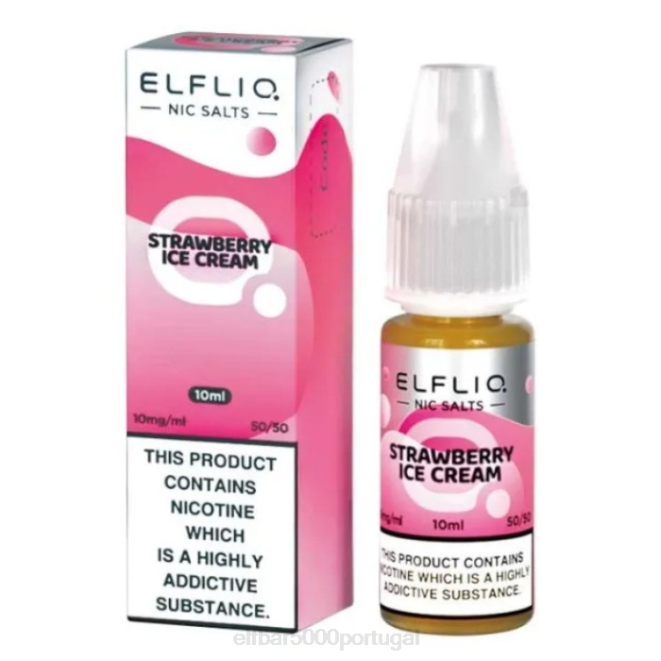 sais elfbar elfliq nic - morango snoow - 10ml-10 mg/ml | ELF BAR Preço J8BD182