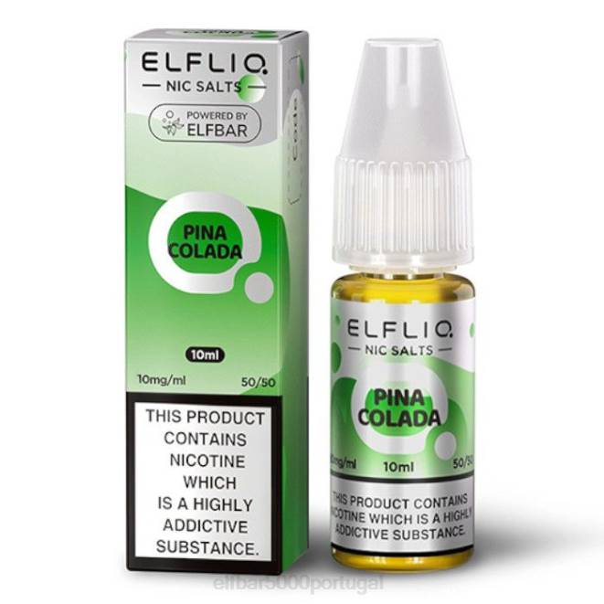 sais elfbar elfliq nic - pina colada - 10ml-10 mg/ml | ELF BAR 1500 Portugal J8BD175