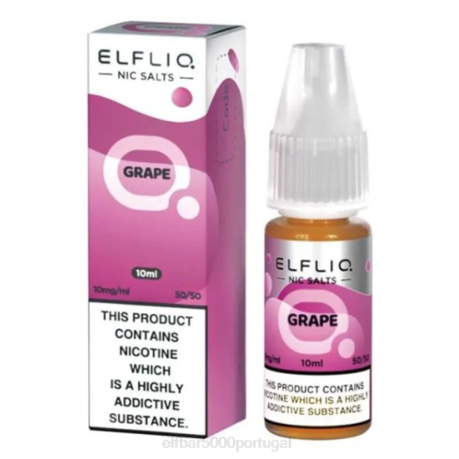 sais elfbar elfliq nic - uva - 10ml-10 mg/ml | ELF BAR Vape Portugal J8BD191