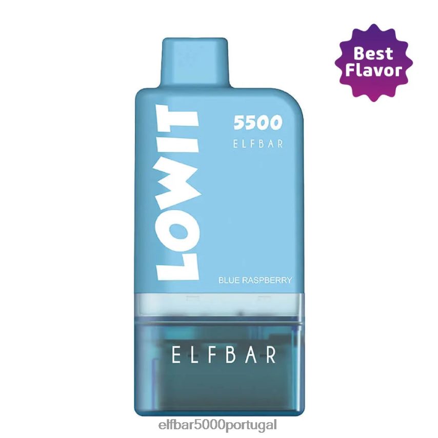 ELFBAR kit de cápsulas pré-preenchidas lowit 5500 2%nic blue framboesa framboesa azul + bateria azul 44FF8Z134 | ELF BAR 2000 Portugal