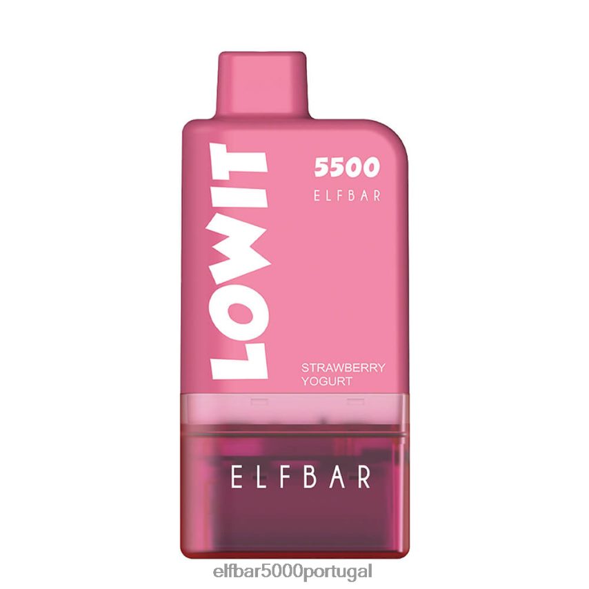 ELFBAR kit de pod pré-preenchido lowit 5500 2%nic iogurte de morango 44FF8Z132 | ELF BAR Portugal