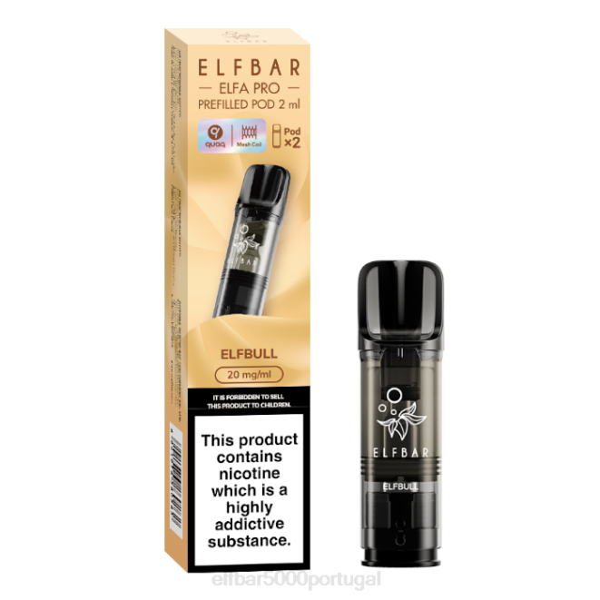 elfbar elfa pro cápsulas pré-cheias - 20 mg - 2 unidades | ELF BAR Vape Portugal J8BD101 elfo turbo