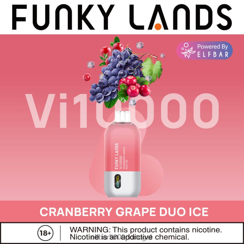 Gelo Duo de Uva e Cranberry