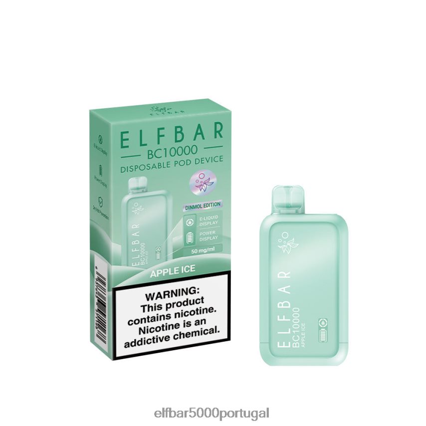 ELFBAR melhor sabor descartável vape bc10000 ice series gelo de maçã 44FF8Z4 | ELFBAR Onde Comprar