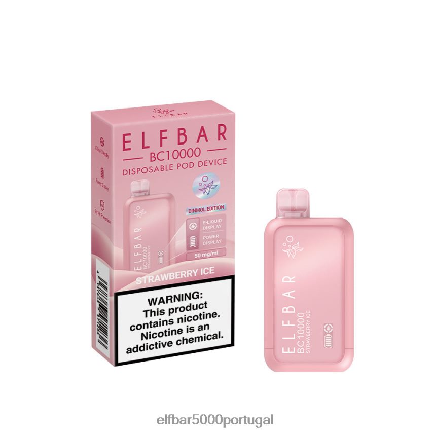 ELFBAR melhor sabor descartável vape bc10000 ice series gelo de morango 44FF8Z8 | ELF BAR 2000 Portugal