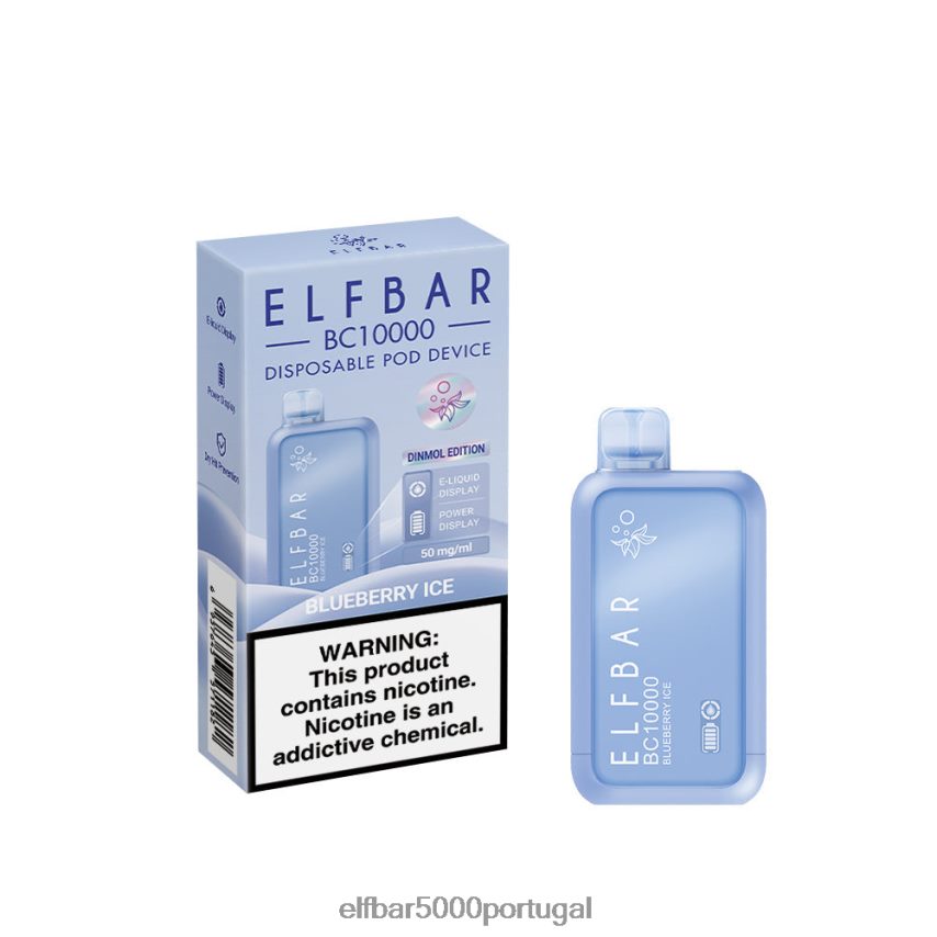 ELFBAR melhor sabor vape descartável bc10000 venda superior gelo de mirtilo 44FF8Z13 | ELF BAR 1500 Portugal