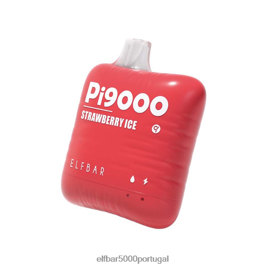 ELFBAR pi9000 vape descartável 9000 baforadas morango 44FF8Z118 | ELF BAR 10000 Sabores