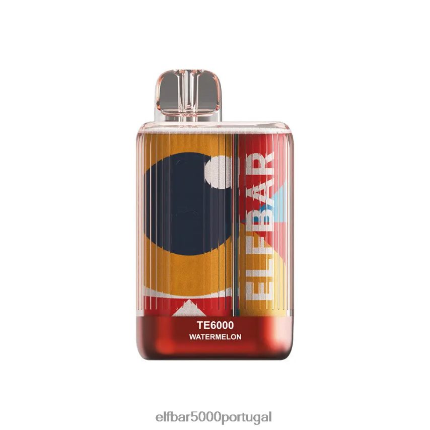 ELFBAR vape descartável te6000 sopros melancia 44FF8Z78 | ELF BAR Portugal